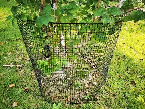 PotatoLife Black Plastic Garden Fence, Hardware Mesh, 4' x 75'