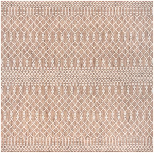 Nourison Home Positano Jute 12' x Square Area Rug - Easy Clean, Non Shedding, Bed Room, Living Room, Dining Room, Kitchen (12' x Square) - color: Jute, size: 12' x 12' (Square)