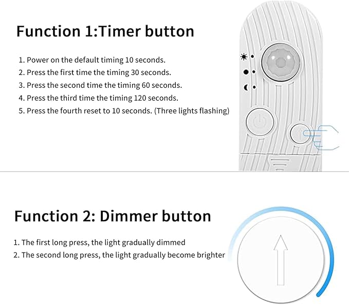 5V Motion Sensor COB LED Strip Lights 2P,Time-Delay and Brightness Adjustable,Two Power Supply Options: Batteries(Not Included) or USB,6.56FT/2M,Warm White 3000K,320LED/M,for Kitchen Cabinet