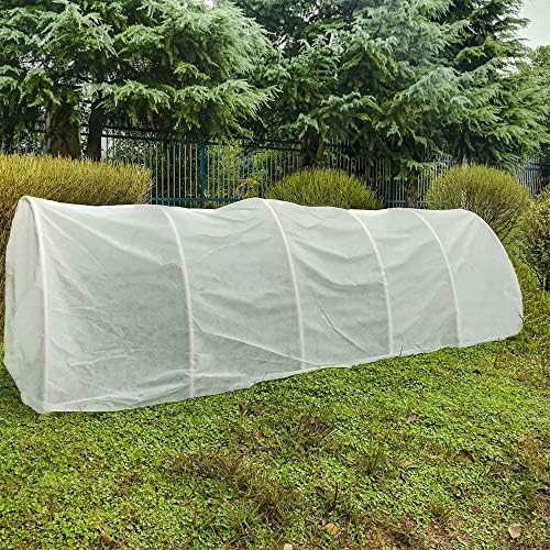 Agfabric Plant Covers Freeze Protection Floating Row Covers 10'x15' 0.9oz Plant Covers Freeze Sun Protection,Frost Cloth for Vegetables,White