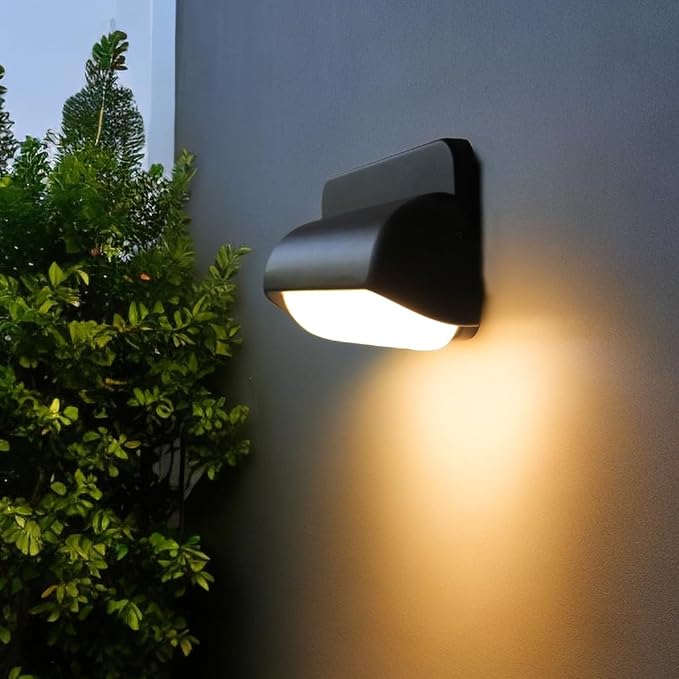 Modern Wall Sconce Outdoor Porch Light Waterproof Patio Lamp LED Wall Light Fixture Aluminum 13W 3000K Front Door Lamp for Indoor & Outdoor use Garden Yard