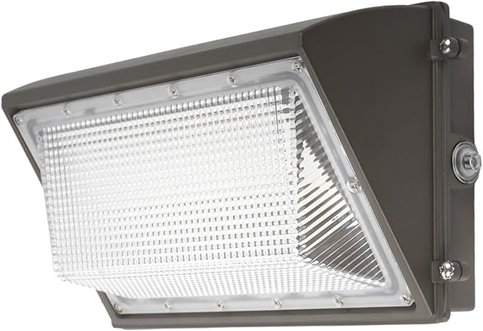 120W LED Wall Pack Light with Dusk to Dawn Photocell,18000LM 5000K Daylight,AC100-277V Input,800W HPS/HID Replacement, Warehouses,Industrial,Building Perimeters,Garden Garage,ETL Listed,