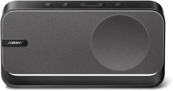 Bose SoundLink Home Speaker, Premium, Portable and Wireless Bluetooth Bookshelf Speaker, Up to 9 Hours Battery Life, Cool Grey