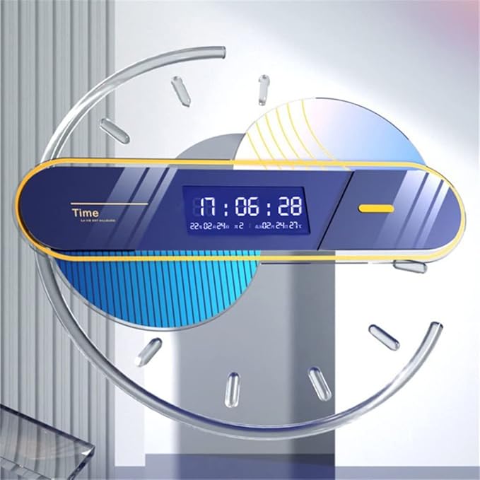 Electronic Living Room Decoration Led Clock Home Minimalist Wall