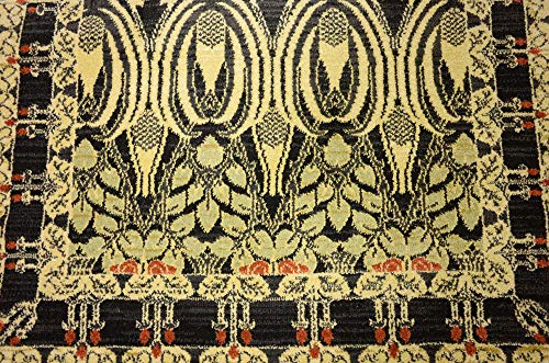 Unique Loom Edinburgh Collection Area Rug - Canmore (3' 3" x 5' 3" Rectangle, Black/ Cream) - color: Black/Cream, size: 3'3" x 5'3" (Rectangular)