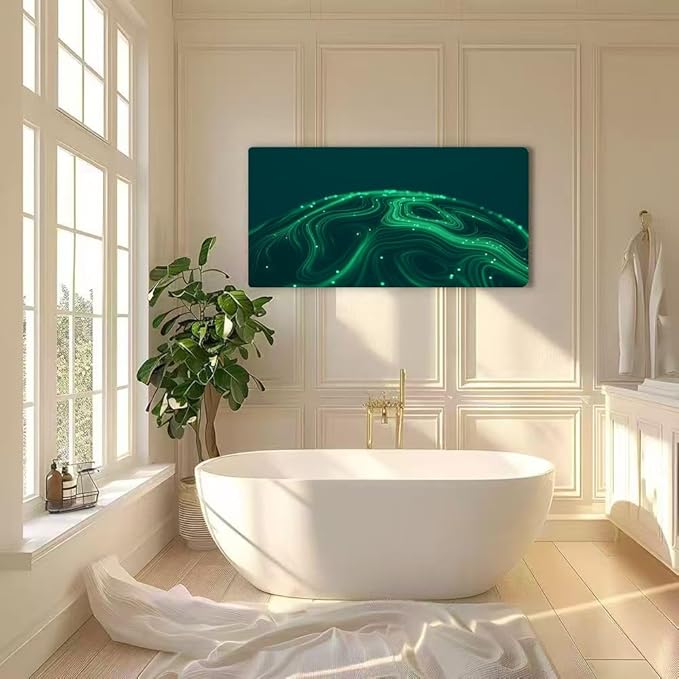 Wibinuki Wall Art Wall Decor Wall Paintings Abstract Technology for Living Room Bedroom Bathroom Home Decor Can Be Hung Directly 20"x 40"