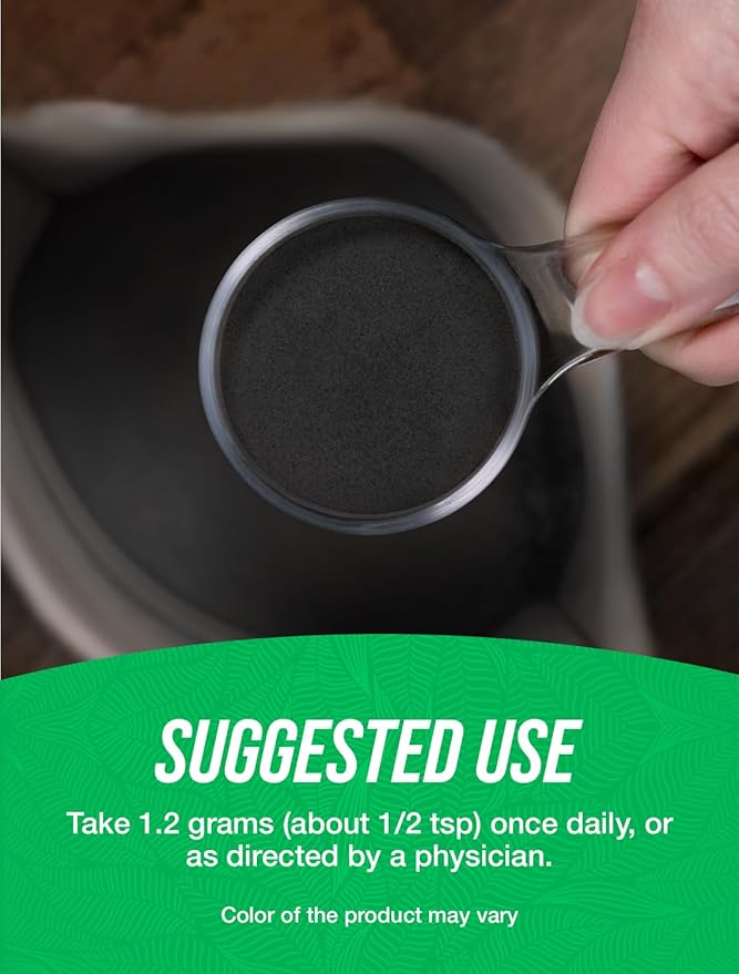 BulkSupplements.com Activated Charcoal Powder - from Coconut Charcoal, for Teeth Whitening - Vegan & Gluten Free, 1.2g per Serving, 1kg (2.2 lbs) (Pack of 1)