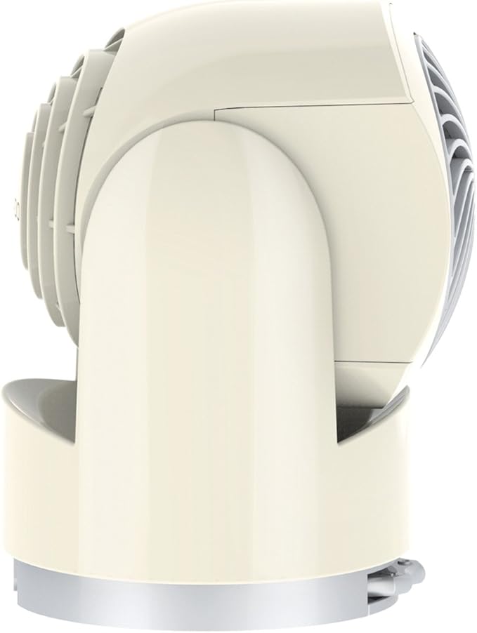 Vornado Flippi V6 Compact Air Circulator Fan, Quiet Portable Travel Fan for Office or Bedroom, Adjustable Head, 2 Speeds, Vintage White