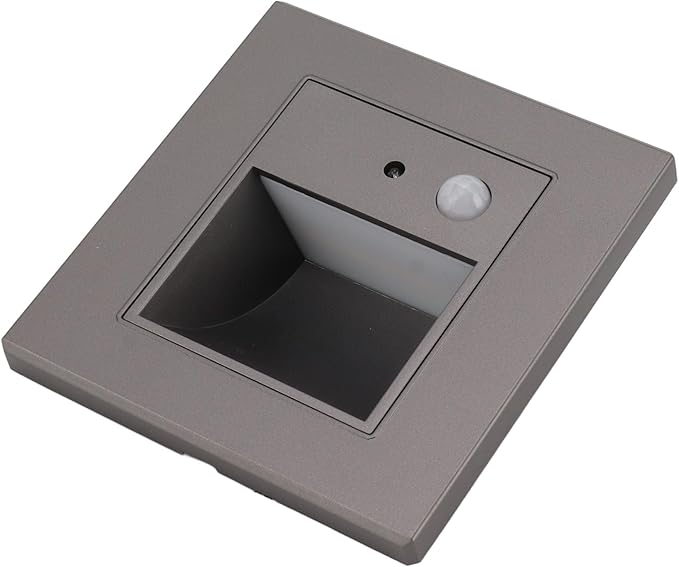 Fafeicy LED Step Lights Sensor Recessed Stair Light 1.5W Motion Light 3000K for Indoor Corridor