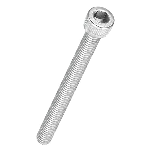 Kozelo 5pcs Socket Head Cap Screws - [M6-1 x 70mm] 304 Stainless Steel Allen Socket Drive for Electrical Motor 3D Printing Fan Engine Replacement Use, Silver
