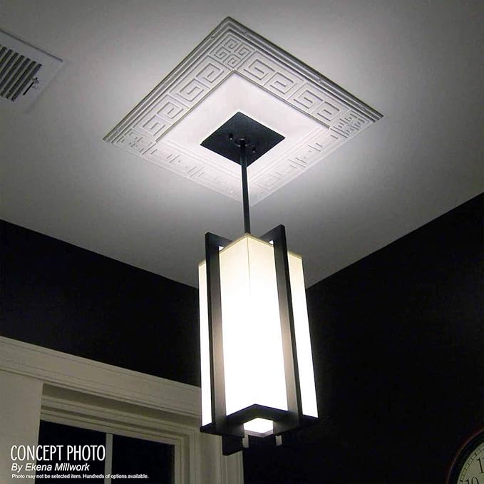 Ekena Millwork CM15BEPGS 15-3/4" x 3-7/8" x 3/4" Berkshire Ceiling Medallion, Pharaoh's Gold