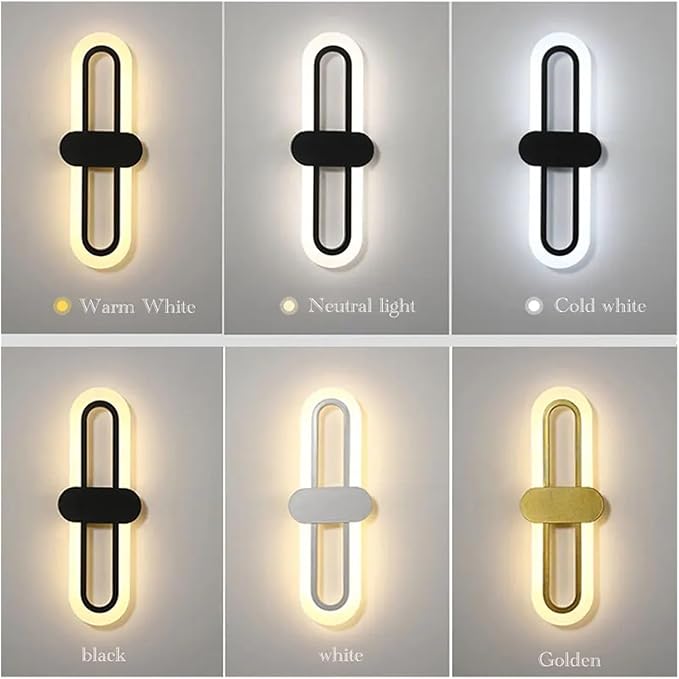 Bedroom Bedside Modern Minimalist Living Room Background Wall led lamp Simple Aisle Balcony,Luxury
