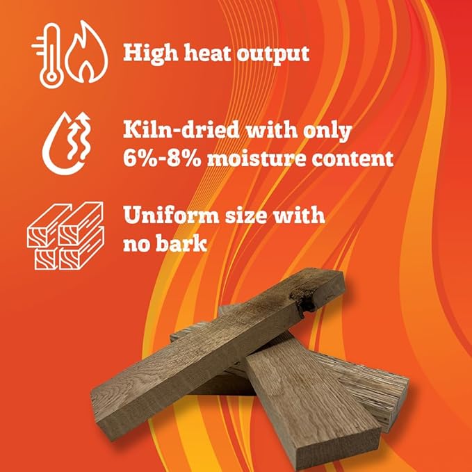 Premium Kiln Dried Wood Kindling for Pizza Ovens, Tabletop Fire Pits & Campfires