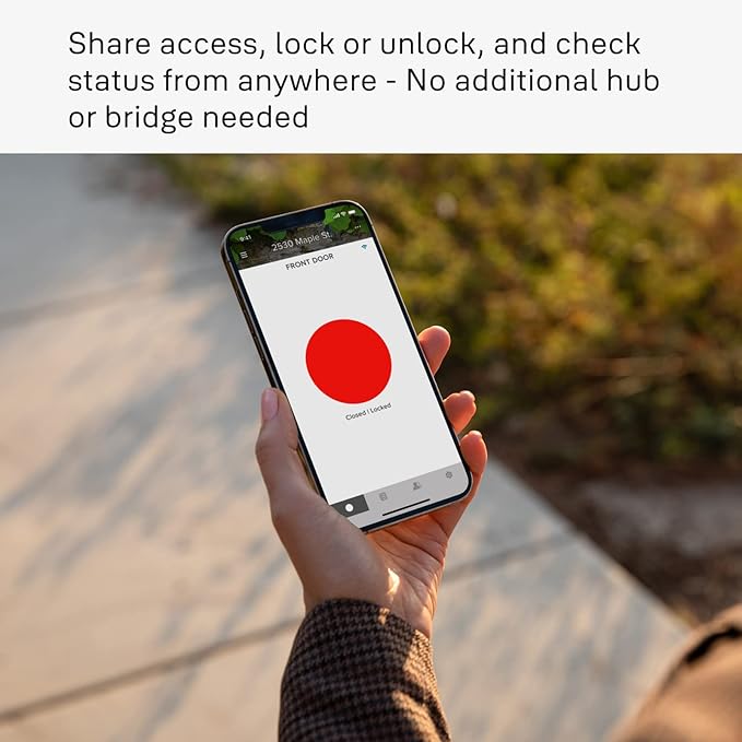 Yale Assure Lock 2 with Wi-Fi – Oil Rubbed Bronze Smart Lock for Front Door with Keypad, App Control, Backup Key, and Deadbolt – Secure Keyless Entry Door Lock, YRD410-WF1-0BP
