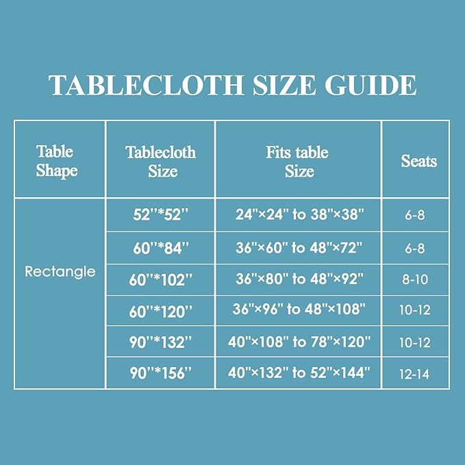 VidaFete Tablecloth 6 Pack 90 * 156inch Rectangle Table Cloth Polyester, Stain Wrinkle Resistant Polyester Dining Table Cover for Kitchen Dinning Party Wedding Rectangular Buffet Decoration(Yellow)
