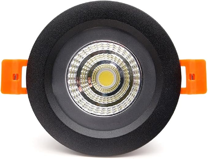 LS-PRO (3.5inch /9w LED Recessed Ceiling Light Slim Aluminium Panel, Anti Rust Fixture Downlight Shower Spotlight IP65 Waterproof for Wet Location Indoor & Outdoor (Day /5000k- Black Body)