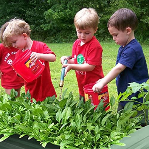 4x2x1ft Green Metal Raised Garden Bed Kit, Galvanized Outdoor Planter Box for Vegetables, Flowers, Herbs, and Succulents,60 Gallon Capacity