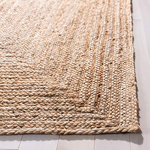 SAFAVIEH Cape Cod Collection Runner Rug - 2'3" x 9', Natural Brown, Handmade Braided Flat Weave Jute (CAP252A) - size: 2'3" x 9' (Runner)