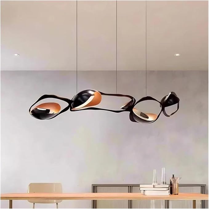 Modern Home Decor Led Lights Pendant Light Lamps for Living Room Chandeliers for Dining Hanging Indoor Lighting,Modern LED Chandelier(APP with RC Dimmable,Length 150)