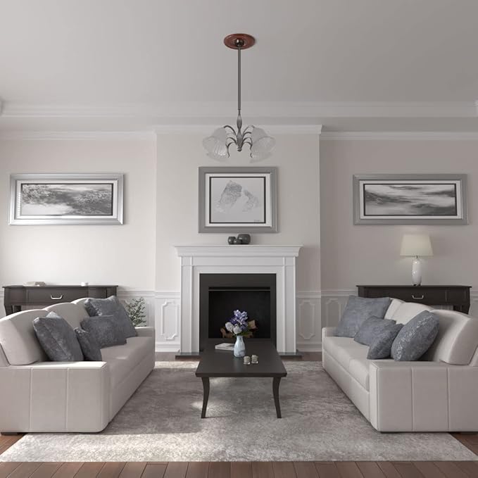 Ekena Millwork CM15BEFIF 15 3/4"OD x 3 7/8"ID x 3/4"P Berkshire Ceiling Medallion, FireBrick