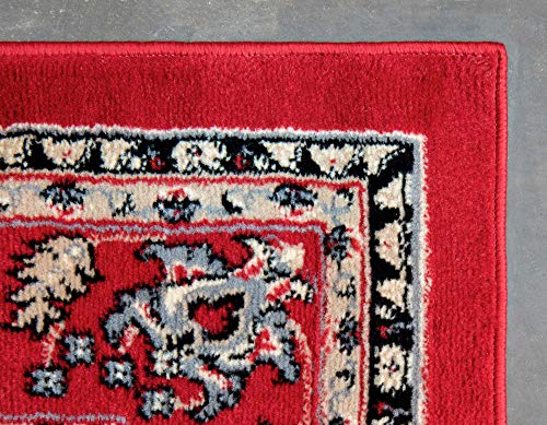 Unique Loom Sialk Hill Collection Area Rug - Washington (2' 2" x 3' 1" Rectangle, Red/ Black) - color: Red / Black, size: 2'2" x 3'1" (Rectangular)