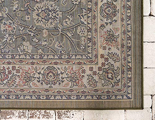 Unique Loom Sialk Hill Collection Area Rug - Washington (2' 2" x 3' 1" Rectangle, Green/ Hunter Green) - color: Green/Hunter Green, size: 2'2" x 3'1" (Rectangular)
