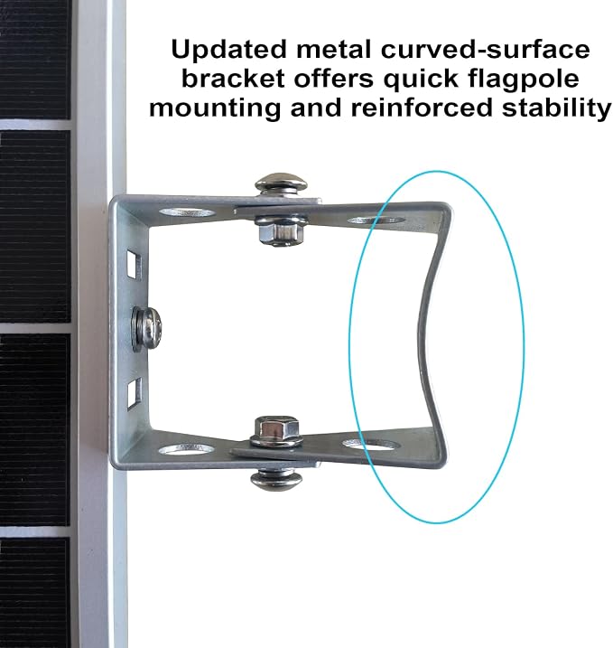 Flag Pole Light Solar Powered Outdoor Waterproof Auto Work Dusk to Dawn 36LED Cool White for Max 3inch Pole Flood Spot Lights American Bright for Outside Garden Yard Patio