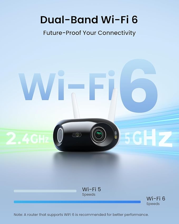 REOLINK 4K 8MP 180° Panoramic Security Camera with Dual-Lens, 2.4/5GHz Dual-Band Wi-Fi 6, Motion Track, Up to 512GB microSD Card Storage, Plug-in Power, Color Night Vision, Elite WiFi