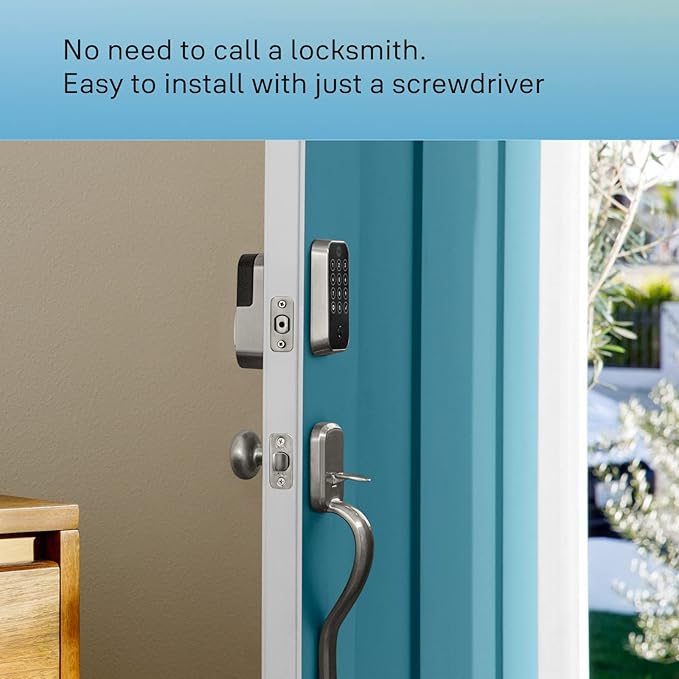 Yale Assure Lock 2 – Satin Nickel Smart Lock for Front Door with Keypad and Adjustable Entry Codes (No Wi-Fi) and Deadbolt – Secure Keyless Entry Door Lock, YRD420-BLE-619