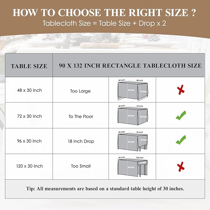 Rectangle Tablecloths 90x132 Inch 2 Pack Yellow Tablecloth for 6ft Washable Decorative Linen Polyester Table Cloths for 8ft Dining Table Banquets Buffet Parties and Wedding