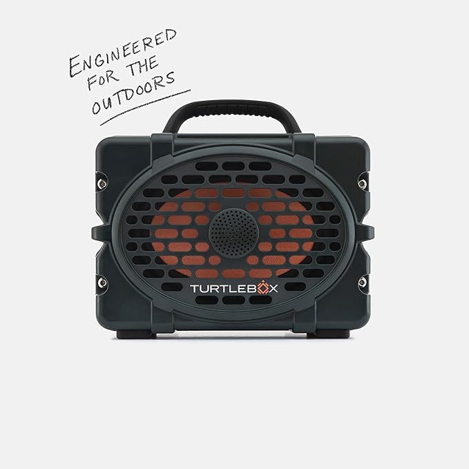 Turtlebox Original Gen 3: Portable Outdoor Bluetooth Speaker – Ultra-Loud (120dB), Waterproof (IP67), Rugged, Impact-Resistant, 3-Day Battery | Party Mode: Unlimited Pairing for Stereo Sound, Green