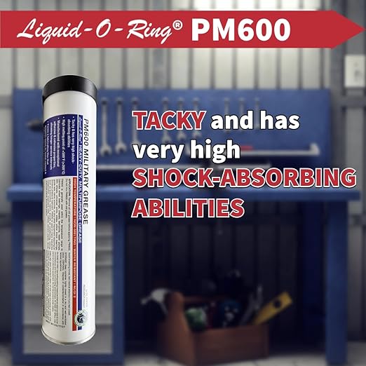 PM600 Multi-Purpose Grease for Bearings, Open Gears, and More (14oz) – Water-Resistant, High Temperature and Shock Absorption Rating, Made in The USA