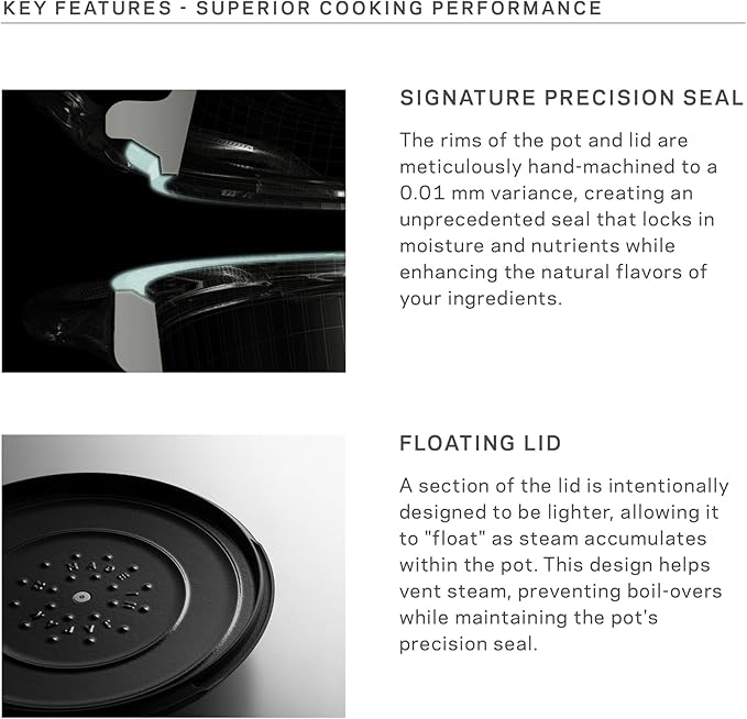 Vermicular Oven Pot 2.0 | Lightweight Enameled Cast Iron Pot | 26cm (5.9 Qt) | Non-Toxic | Induction-compatible | Dutch Oven | Made in Japan | Matte Black