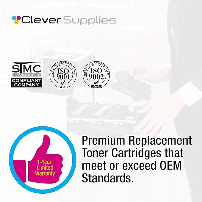 CS Replacement Toner Cartridge Compatible with HP M533X CF361X Cyan