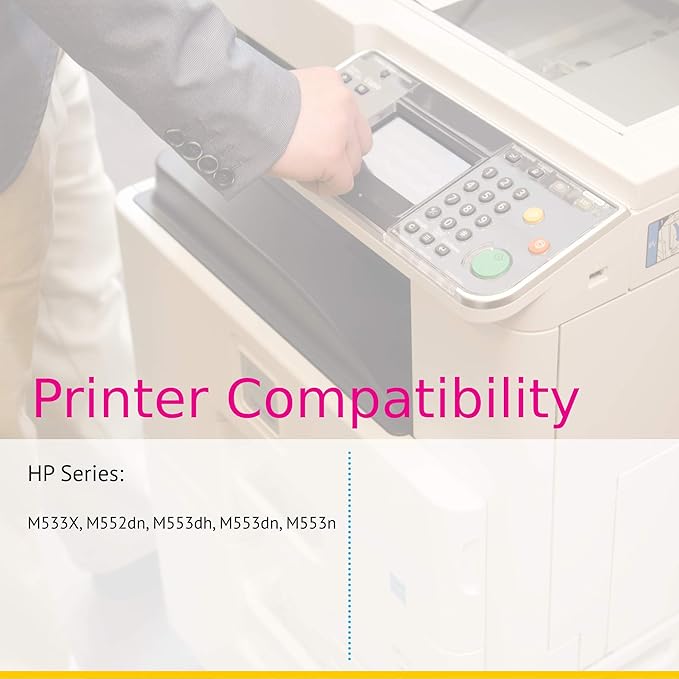 CS Replacement Toner Cartridge Compatible with HP 508X CF362X Yellow M533X M552DN M553DN M553N M577C M577DN M577F M577Z