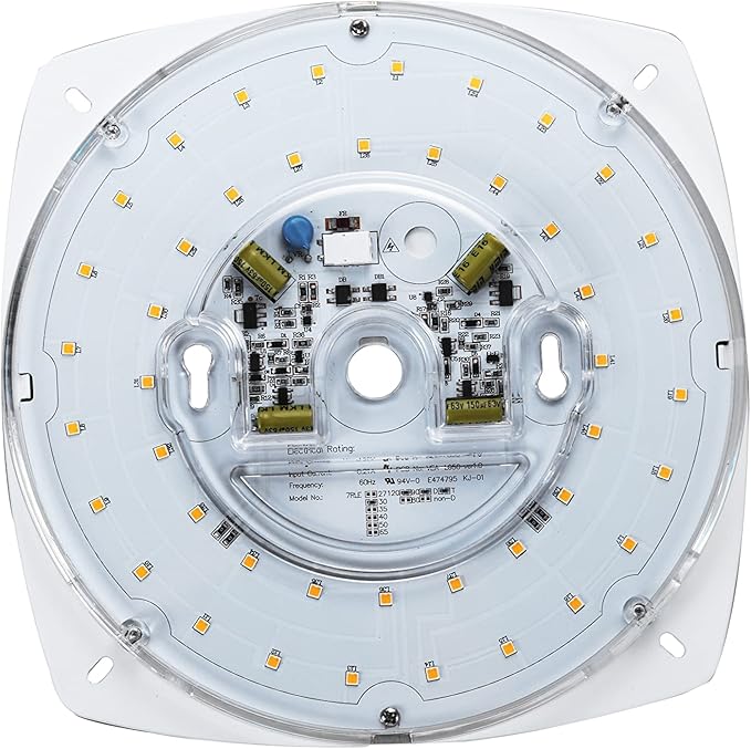7" LED Light Engine Retrofit Kit - 8.39" Overall Size, 28W, 5000K, 2200LM, 120V, CRI90, Dimmable, UL/ES/JA8 Certified - Ideal for Ceiling Flush Lights, Ceiling Fans, Pendants & Garden Light