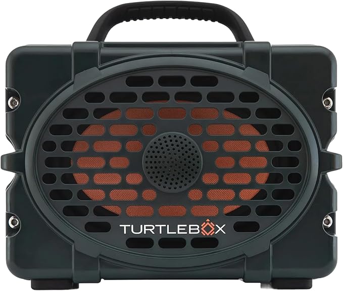 Turtlebox Original Gen 3: Portable Outdoor Bluetooth Speaker – Ultra-Loud (120dB), Waterproof (IP67), Rugged, Impact-Resistant, 3-Day Battery | Party Mode: Unlimited Pairing for Stereo Sound, Green