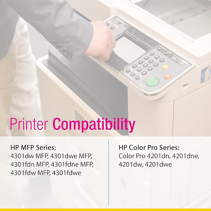 CS Replacement Compatible with HP 4301fdwe Toner Cartridge W2101A to use with Color Pro 4201dn 4201dne 4201dw 4201dwe MFP 4301dw MFP 4301fdwe (Cyan, 1-Pack)