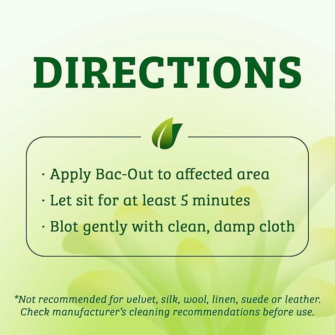 Biokleen Bac-Out Pet Stain Remover - Spray & Gallon Refill - Enzymatic, Natural, Destroys Stains & Odors Safely, for Pet Stains on Carpets - Eco-Friendly, Plant-Based