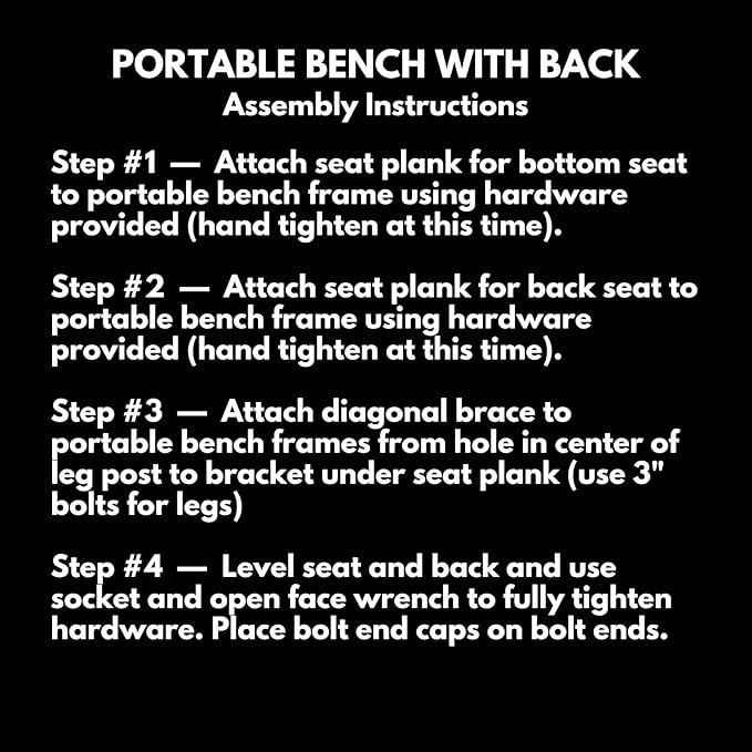 COATEDOUTDOORFURNITURE Heavy-Duty Portable Outdoor Bench Thermoplastic Coated, Expanded Metal, Commercial-Grade Seating, Made in America (Portable with Back, 8 Ft, Textured Dark Blue)