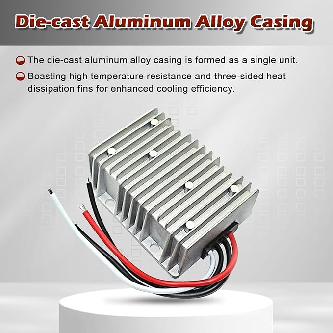 12V to 24V DC Step UP Converter DC Converter Regulator 30A 720W Power Supply Adapter for Golf Cart Club Car Truck Vehicle Boat Solar System