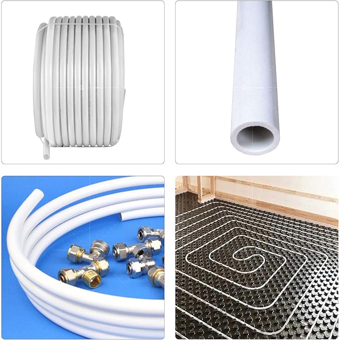 Pex-A Tubing - 3/4" x 500 Ft Coil; Non-Barrier Water Tube for Plumbing, White