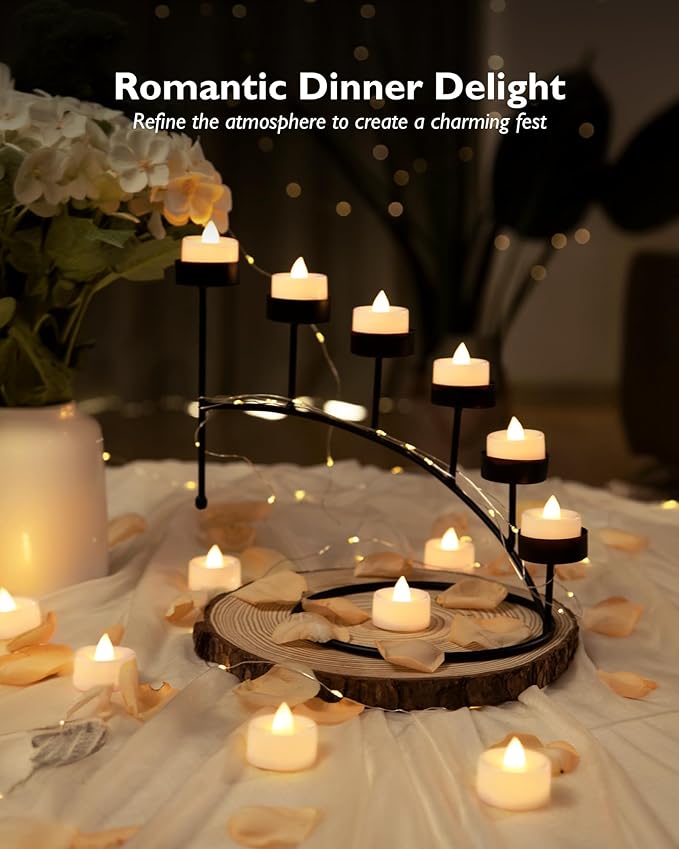 Beichi 100-Pack Flameless LED Tea Light Candles Bulk
