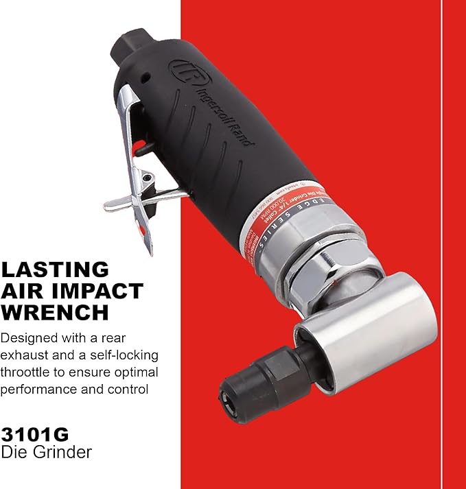 Ingersoll Rand 3101G Edge Series Portable 1/4-Inch Right-Angle Die Grinder with Lightweight Design