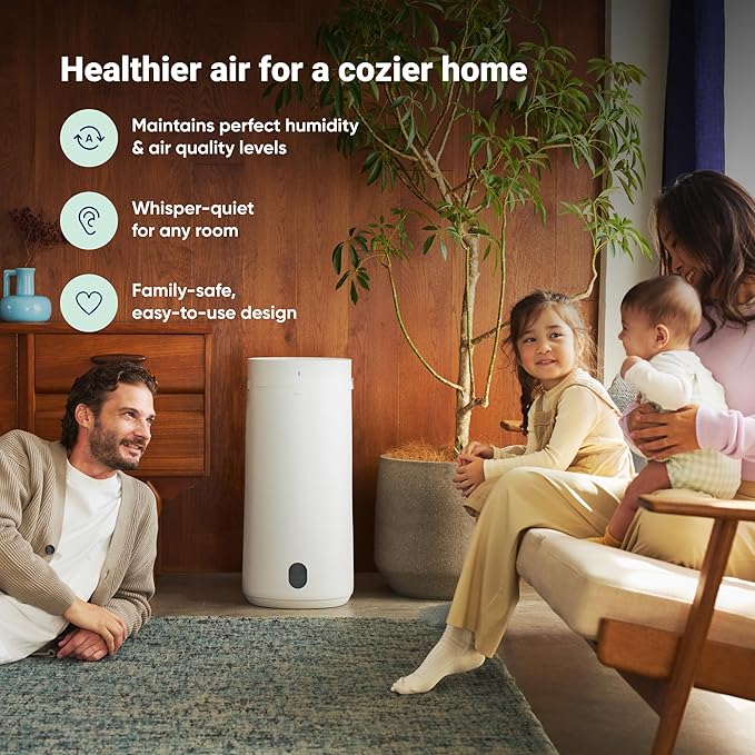 BLUEAIR 2-in-1 Purify + Humidify: Air Purifier and Humidifier