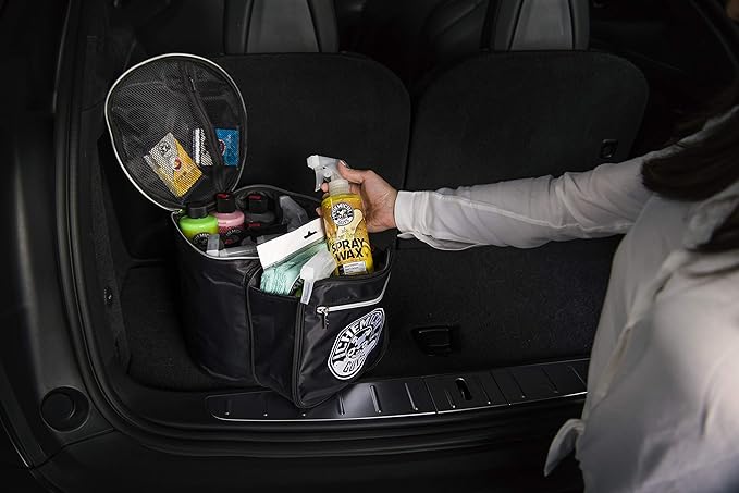 Chemical Guys ACC610 Detailing Arsenal Bag & Trunk Organizer, Small (Holds Up to 12-16 oz Bottles)