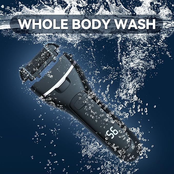 Wea&Hea Electric Callus Remover for Feet with 9 Roller Heads 2 Speed Rechargeable Waterproof Professional Pedicure Kit 30 in 1 Foot File Tools Perfect for Dead Hard Cracked Dry Skin
