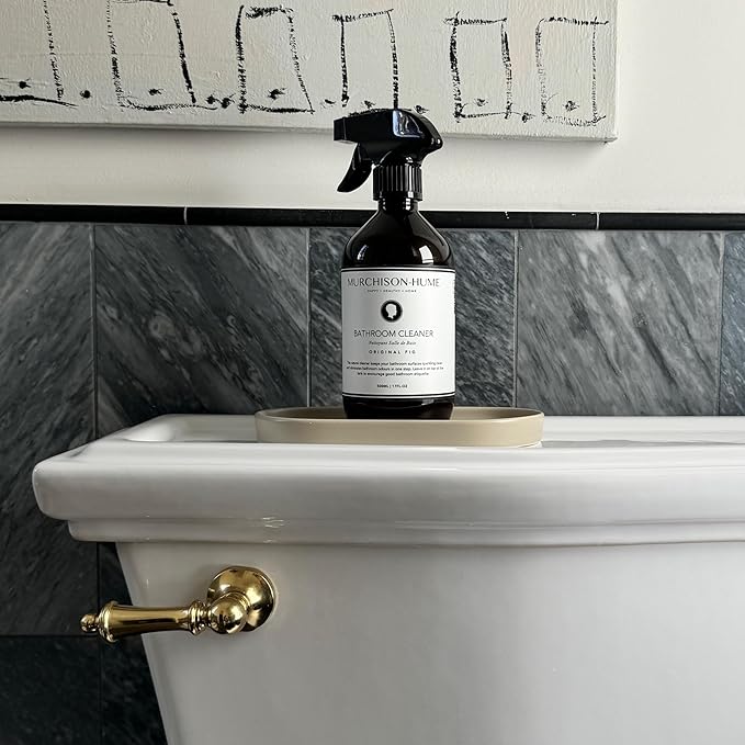 Murchison-Hume Powerful, Plant-based, Multi-Surface Bathroom Cleaner Spray for Basins, Tubs, Tiles, and Toilets. Eliminates Odor, 17oz, Original Fig Scent