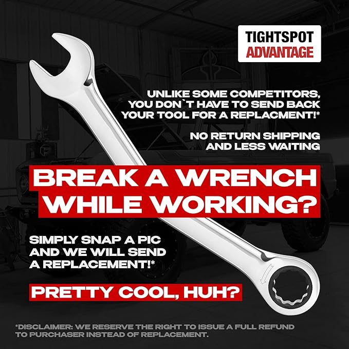 Jaeger 8 mm Ratchet Combination Wrench with 90-Tooth Ratcheting Precision and Hardened, Polished Steel for Projects with Metric Tight Spaces