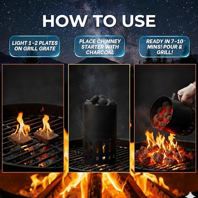 MELTIX 160pk All-Natural Fire Starters for Campfires, BBQ, Grills, Fire Pits & Wood Stoves – Odorless, Waterproof, Long-Lasting Kindling Cubes
